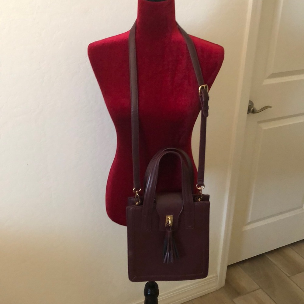Sole Society Oxblood crossbody bag